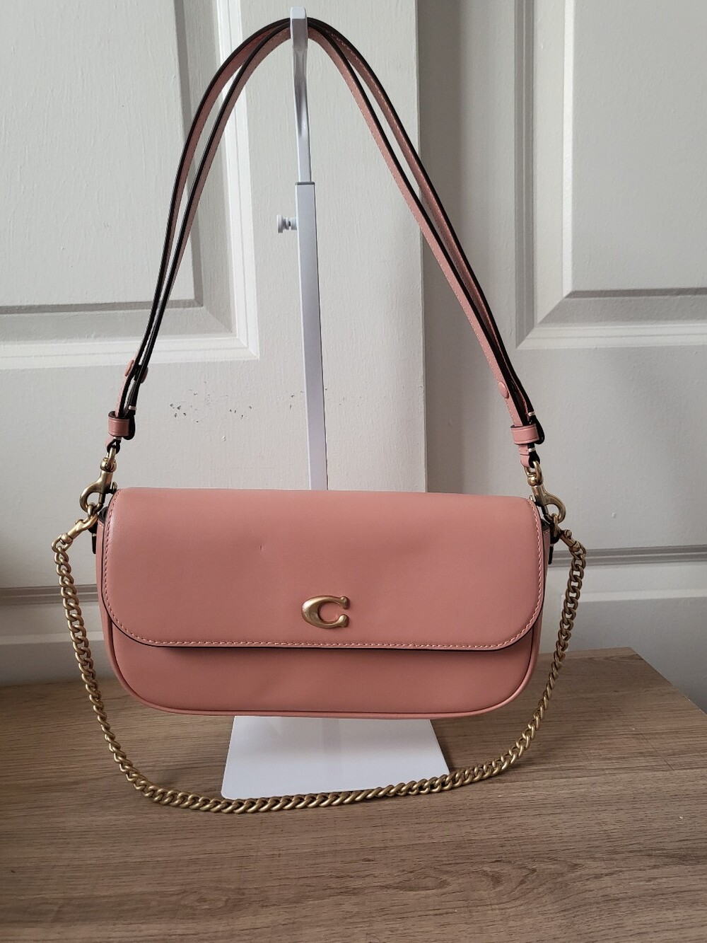 Coach Brook Flap Chain Bag in the color Peach -PRICE IS FIRM